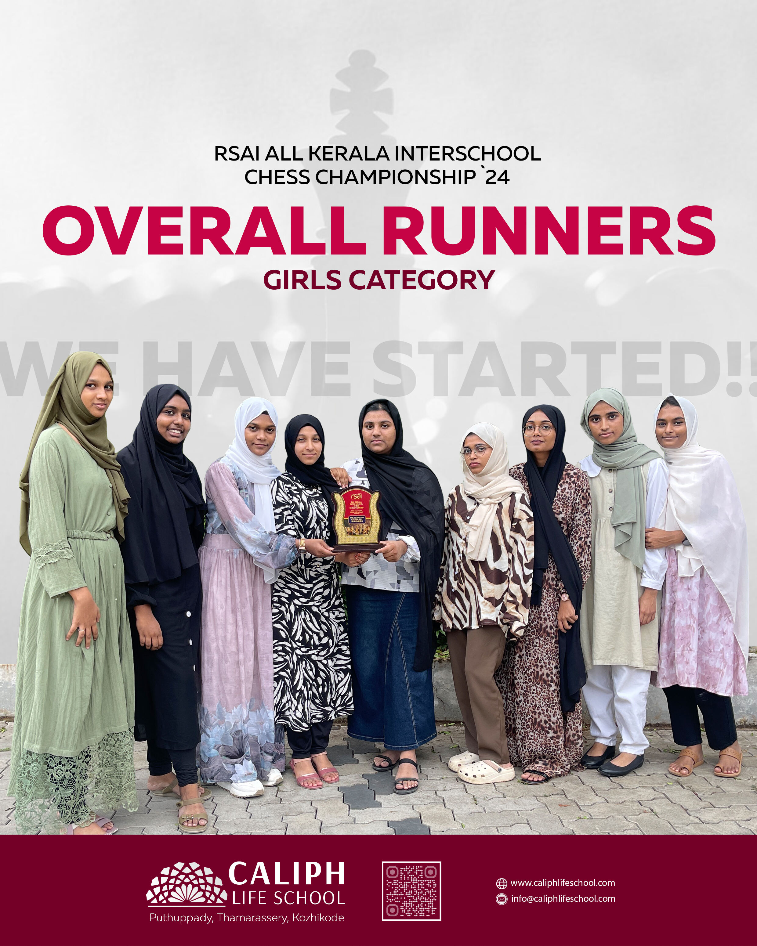 OVERALL RUNNERS, INTERSCHOOL CHESS MEET